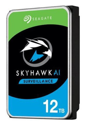 Жорсткий диск 3.5" 12Tb Seagate SkyHawk AI, SATA3, 256Mb, 7200 rpm (ST12000VE001)