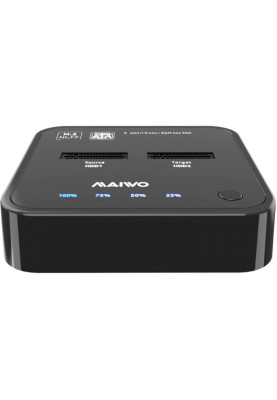Док-станція 2.5"/3.5" Maiwo K3016SG1, Black, 2*SATA M.2 SSD Key B/B+M USB 3.1 Gen1 Type-C (K3016SG1)