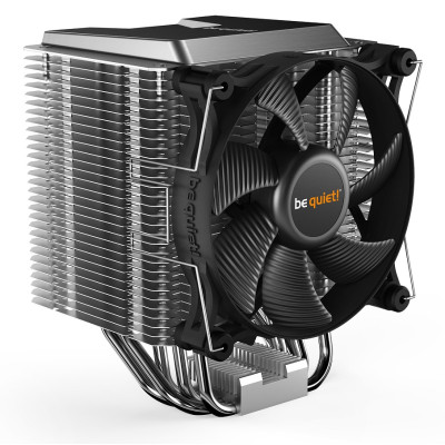Кулер для процесора be quiet! Shadow Rock 3, Black, алюміній, мідь, 1x120 мм PWM, для Intel 115x/1200/2066/2011 (-3), AMD AM4/AM3, до 190 Вт (BK004)