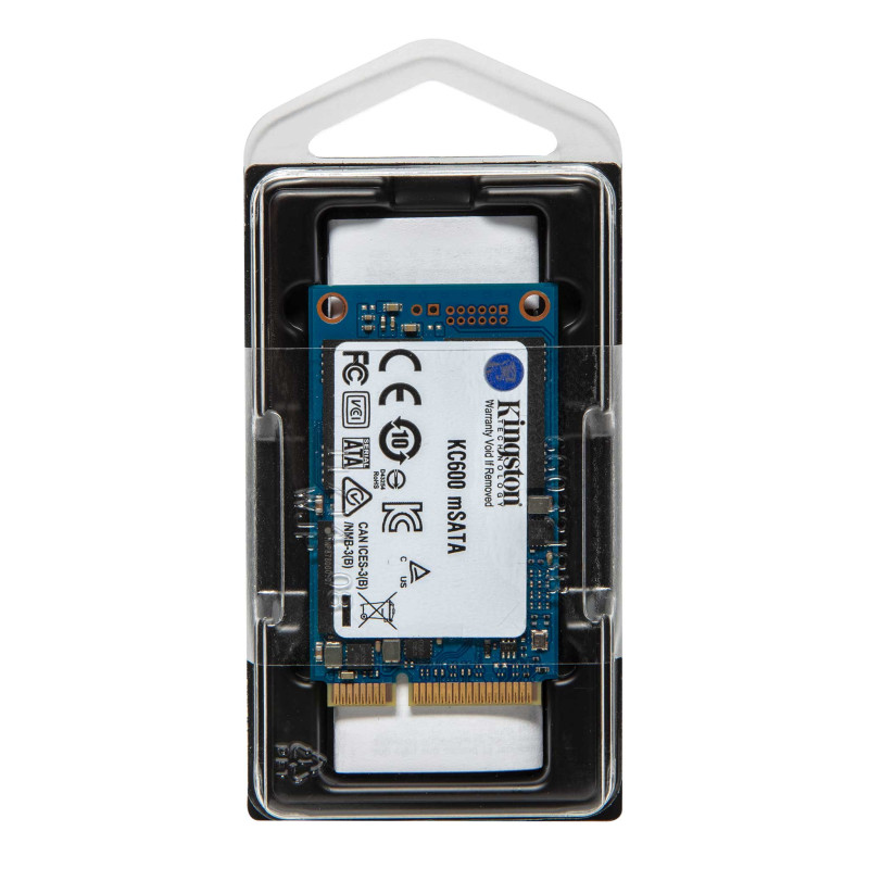 Твердотільний накопичувач SSD 256Gb, Kingston KC600, mSATA, 3D TLC, 550/500 МБ/с (SKC600MS/256G)
