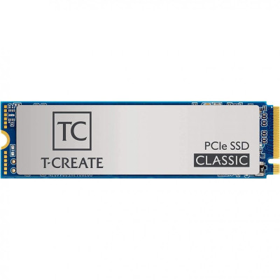 Твердотільний накопичувач M.2 1Tb, Team T-Create Classic, PCI-E 3.0 x4, 3D TLC, 2100/1700 MB/s (TM8FPE001T0C611)