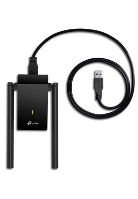 Мережний адаптер USB TP-LINK Archer T4U Plus, Black, 5GHz/2.4GHz, AC1300 (867/400 Мбіт/с), USB 3.0, високопотужні антени, MU-MIMO