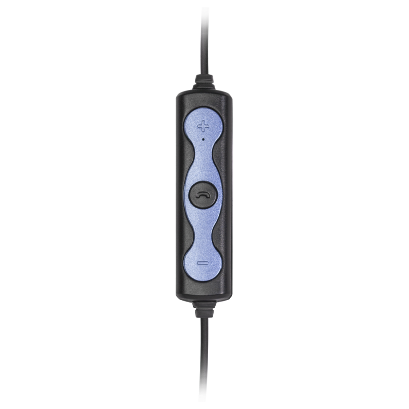 Навушники Defender FreeMotion B685, Metallic Blue, Bluetooth, мікрофон, магнітне кріплення, металевий корпус, до 4 годин (63685)
