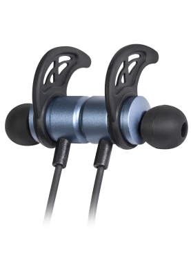 Навушники Defender FreeMotion B685, Metallic Blue, Bluetooth, мікрофон, магнітне кріплення, металевий корпус, до 4 годин (63685)
