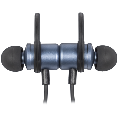 Навушники Defender FreeMotion B685, Metallic Blue, Bluetooth, мікрофон, магнітне кріплення, металевий корпус, до 4 годин (63685)