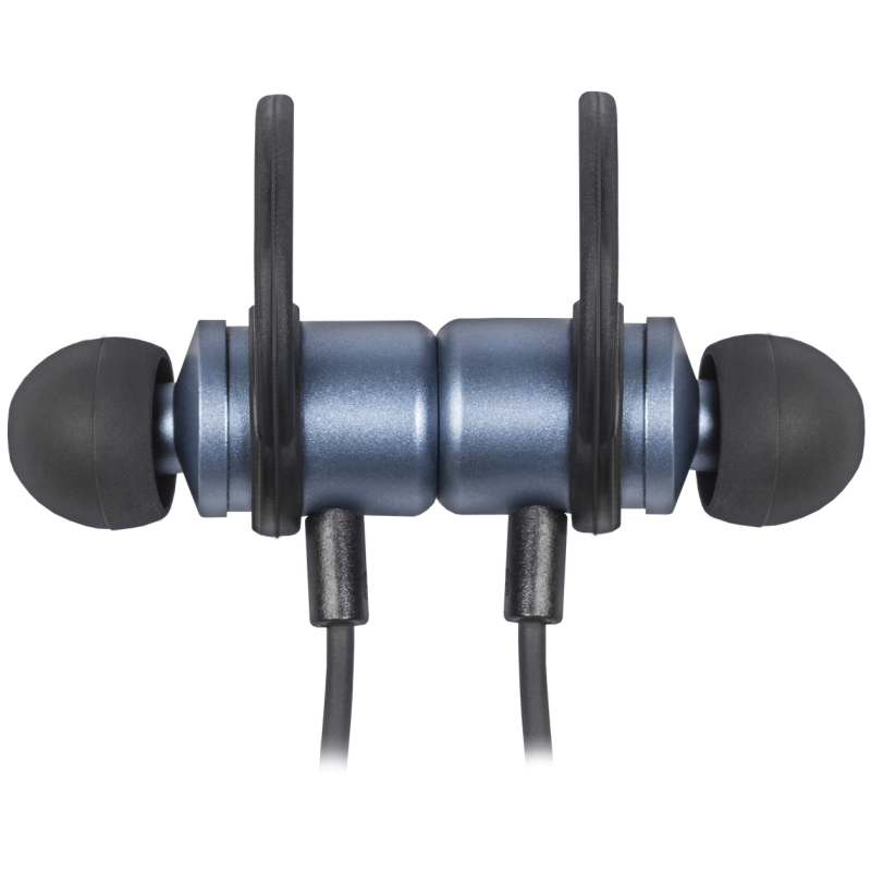 Навушники Defender FreeMotion B685, Metallic Blue, Bluetooth, мікрофон, магнітне кріплення, металевий корпус, до 4 годин (63685)