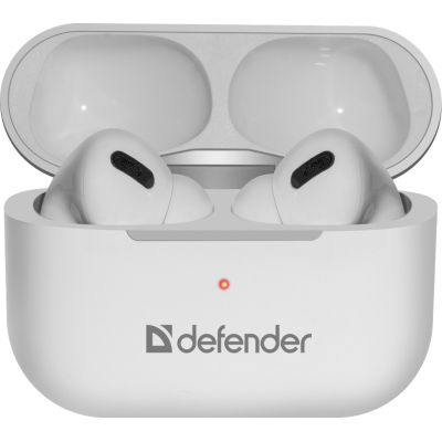 Навушники Defender Twins 636 White,TWS Pro, Bluetooth (63636)