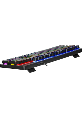 Клавіатура Defender Reborn GK-165DL Black USB, механічна, RGB підсвічування (45165)