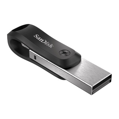 USB 3.0 / Lightning Flash Drive 64Gb, SanDisk iXpand Go, Silver/Gray (SDIX60N-064G-GN6NN) USB 3.0 / Lightning Flash Drive 64Gb, SanDisk iXpand Go, Silver/Gray (SDIX60N-064G-GN6NN)