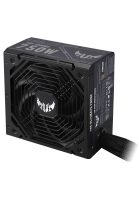 Блок живлення 750 Вт, Asus TUF Gaming, Black, 80+ Bronze, Active PFC, 135 мм, 4xMolex / 8xSATA / 4x6+2-pin / 2x4+4-pin / 1x20+4-pin, захист OPP/OVP/UVP/SCP/OCP/OTP (TUF-GAMING-750B)