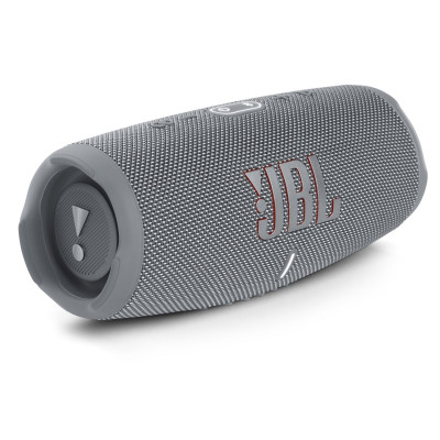 Колонка портативна 2.0 JBL Charge 5, Grey, 40 Вт (30Вт + 10Вт), Bluetooth 5.1, IP67, технологія "PartyBoost", USB Type-C, акумулятор 7500 mAh (JBLCHARGE5GRY)