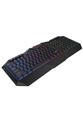 Клавіатура Havit HV-KB510L Black, USB, ігрова, підсвічування (6939119030681)