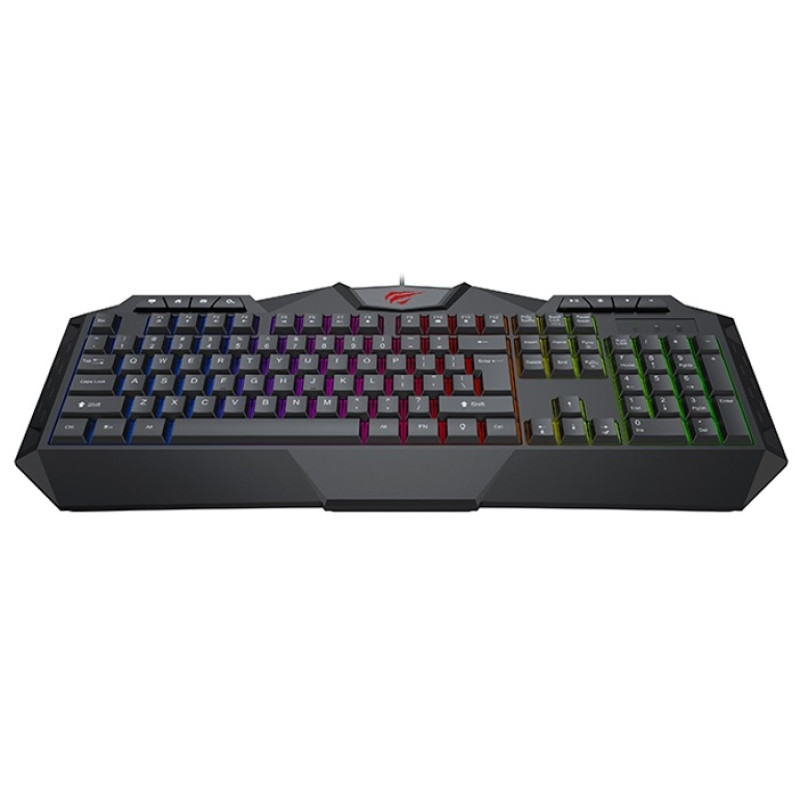 Клавіатура Havit HV-KB510L Black, USB, ігрова, підсвічування (6939119030681)