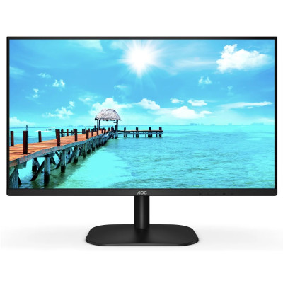 Монітор 23.8" AOC 24B2XH/EU, Black, WLED, IPS, 1920x1080, 4 мс, 75 Гц, 250 кд/м², 1000:1, 178°/178°, HDMI/VGA, VESA 100x100