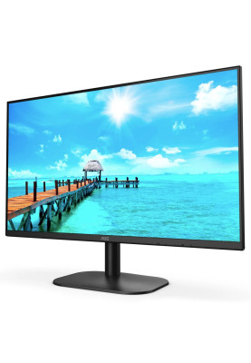 Монітор 23.8" AOC 24B2XH/EU, Black, WLED, IPS, 1920x1080, 4 мс, 75 Гц, 250 кд/м², 1000:1, 178°/178°, HDMI/VGA, VESA 100x100