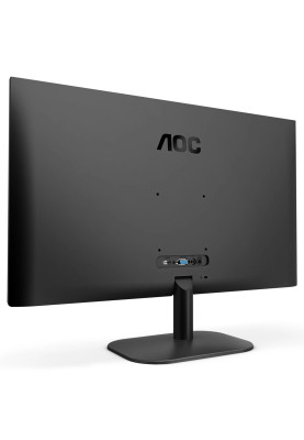 Монітор 23.8" AOC 24B2XH/EU, Black, WLED, IPS, 1920x1080, 4 мс, 75 Гц, 250 кд/м², 1000:1, 178°/178°, HDMI/VGA, VESA 100x100