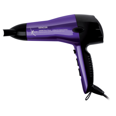 Фен Sencor SHD6600V, Violet, 2000W, 3 режими, 2 швидкості, холодне обдування, захист від перегріву