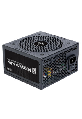 Блок живлення Zalman 600W MegaMax ZM600-TXII, 120 mm, 20+4pin, 1x4+4pin, SATA x 6, Molex 4x4pin, 2x6+2pin, немодульний