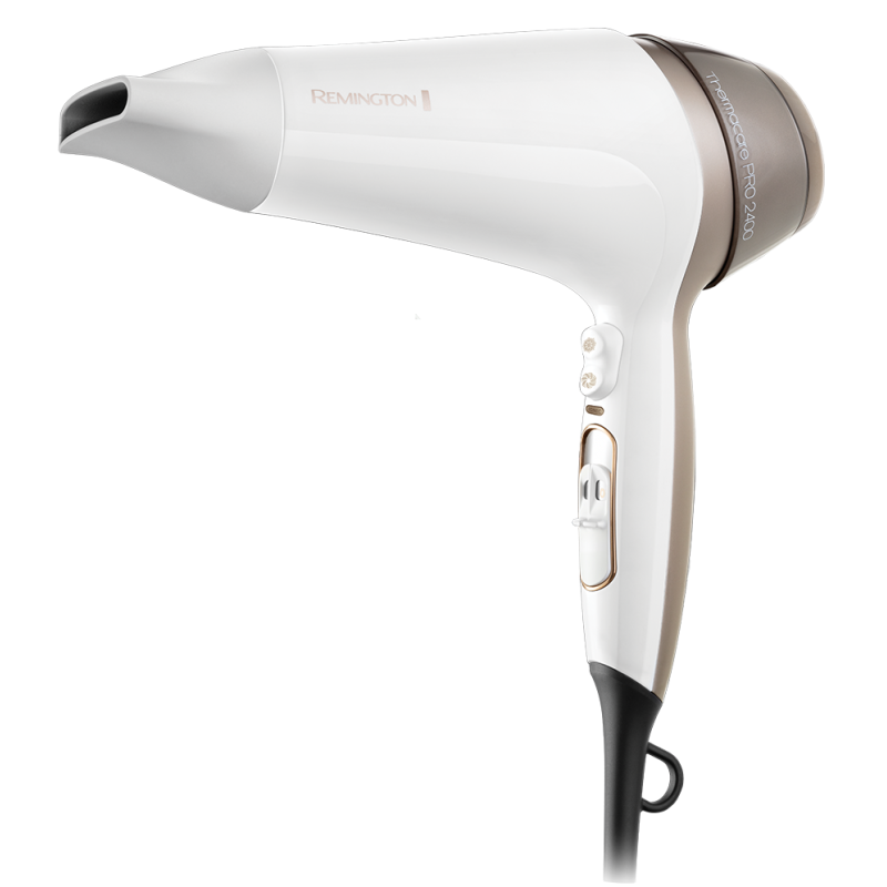 Фен Remington D5720, White, 2400W, 3 режими, 2 швидкості, іонізація, холодне обдування