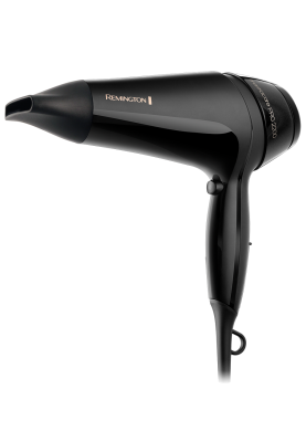 Фен Remington D5710, Black, 2200W, 3 режими, 2 швидкості, іонізація