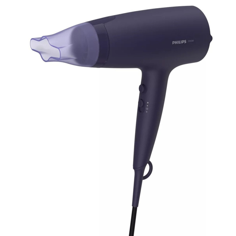 Фен Philips ThermoProtect BHD340/10, Black/Violet, 2100W, 6 режими, 6 швидкості, подача холодного повітря, автовідключення