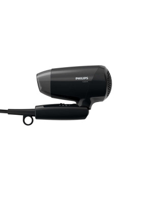 Фен Philips BHC010/10, Black, 1200W, 2 швидкості, 3 режими, концентратор, складна ручка, технологія ThermoProtect