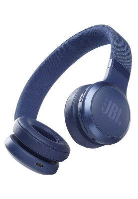 Навушники бездротові JBL Live 460NC, Blue, Bluetooth, мікрофон, динаміки 40 мм, акумулятор 750 mAh (JBLLIVE460NCBLU)