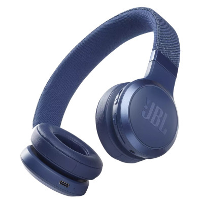 Навушники бездротові JBL Live 460NC, Blue, Bluetooth, мікрофон, динаміки 40 мм, акумулятор 750 mAh (JBLLIVE460NCBLU)