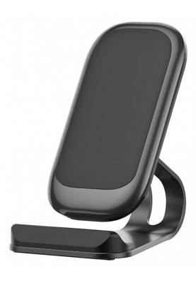 Бездротовий зарядний пристрій ColorWay, Black, 15 Вт, з підставкою для телефону, Qi, автовідключення для захисту акумулятора смартфона, захист від перенапруги, короткого замикання, перегріву (CW-CHW31Q-BK)
