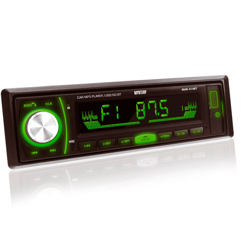 Автомагнітола Mystery MAR-414BT, USB, SD/MMC, 1 Din, Bluetooth