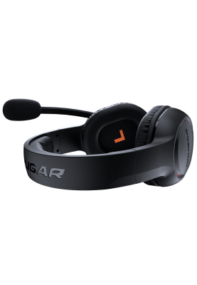 Навушники Cougar HX330, Black/Orange, 3.5 мм, накладні, динаміки 50 мм, мікрофон, 113 дБ, 32 Ом, 2 м
