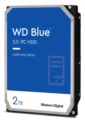 Жорсткий диск 3.5" 2Tb Western Digital Blue, SATA3, 256Mb, 7200 rpm (WD20EZBX)