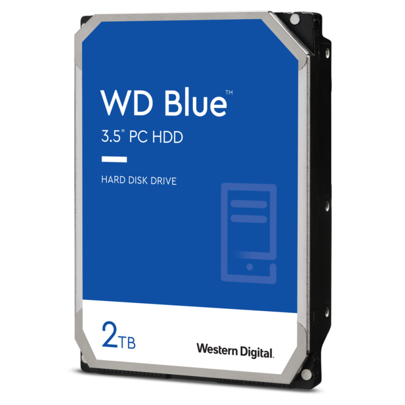 Жорсткий диск 3.5" 2Tb Western Digital Blue, SATA3, 256Mb, 7200 rpm (WD20EZBX)
