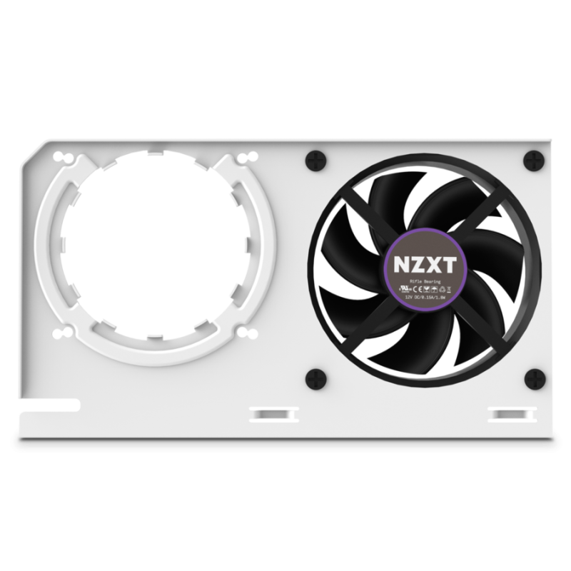 Система рідинного охолодження для відеокарти NZXT Kraken G12, Matte White, 92мм, 1500 rpm, 3-pin (RL-KRG12-W1)