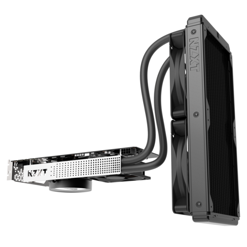 Система рідинного охолодження для відеокарти NZXT Kraken G12, Matte White, 92мм, 1500 rpm, 3-pin (RL-KRG12-W1)