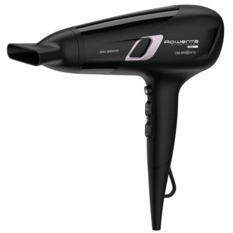 Фен Rowenta CV5820F0, Black, 2100W, 3 режими, 2 швидкості, іонізація, холодне обдування