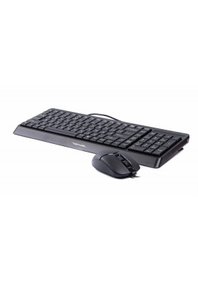 Комплект A4Tech Fstyler Sleek Multimedia Comfort F1512, Black, клавіатура+миша, USB