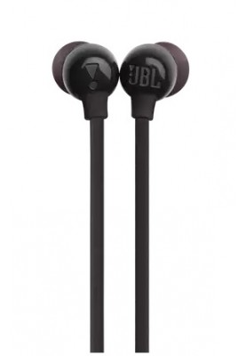 Навушники бездротові JBL Tune 125BT, Black, Bluetooth, мікрофон, акумулятор 160 mAh, технологія "Pure Bass Sound" (JBLT125BTBLK)