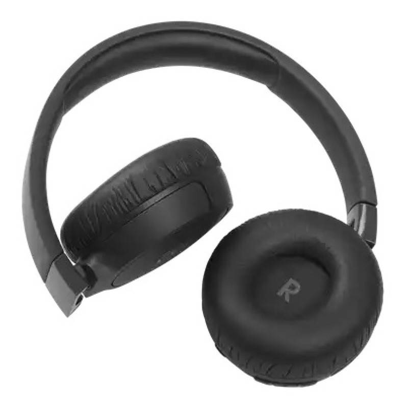 Навушники бездротові JBL Tune 660NC, Black, Bluetooth, мікрофон, акумулятор 610 mAh, активное шумоподавление, технологія "Pure Bass", кнопки на чашках наушников (JBLT660NCBLK)