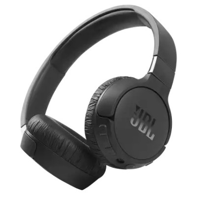 Навушники бездротові JBL Tune 660NC, Black, Bluetooth, мікрофон, акумулятор 610 mAh, активное шумоподавление, технологія "Pure Bass", кнопки на чашках наушников (JBLT660NCBLK)