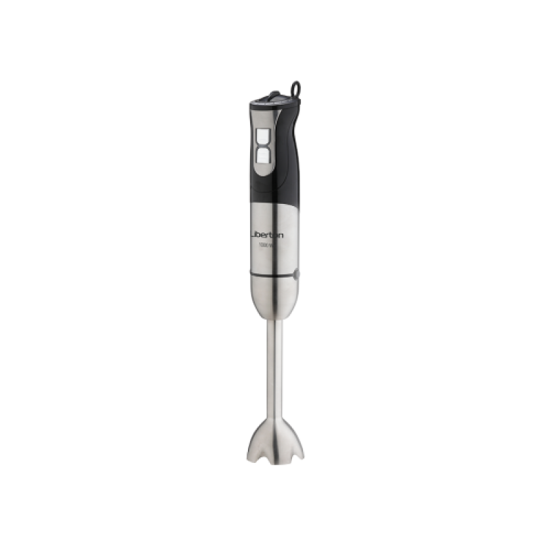 Блендер Liberton LHB-1003 Black, 1000W, занурювальний, плавне регулювання швидкостей, 7 насадок, турборежим