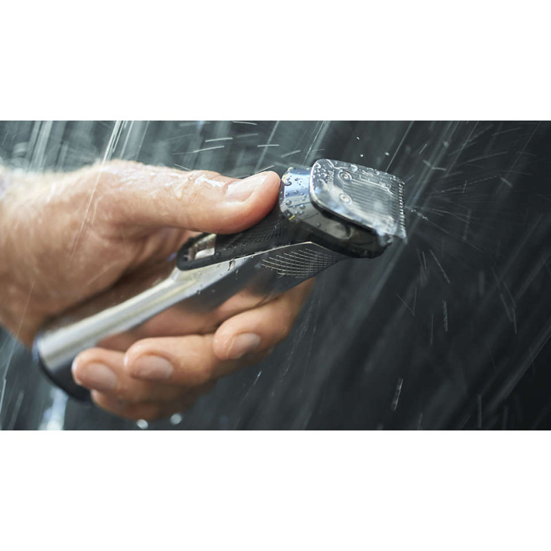 Тример для бороди Philips Multigroom series 7000 (MG7745/15), насадок в комплекті 14 шт, леза, що самозаточуються, довжина стрижки 3-7 мм, вологе очищення