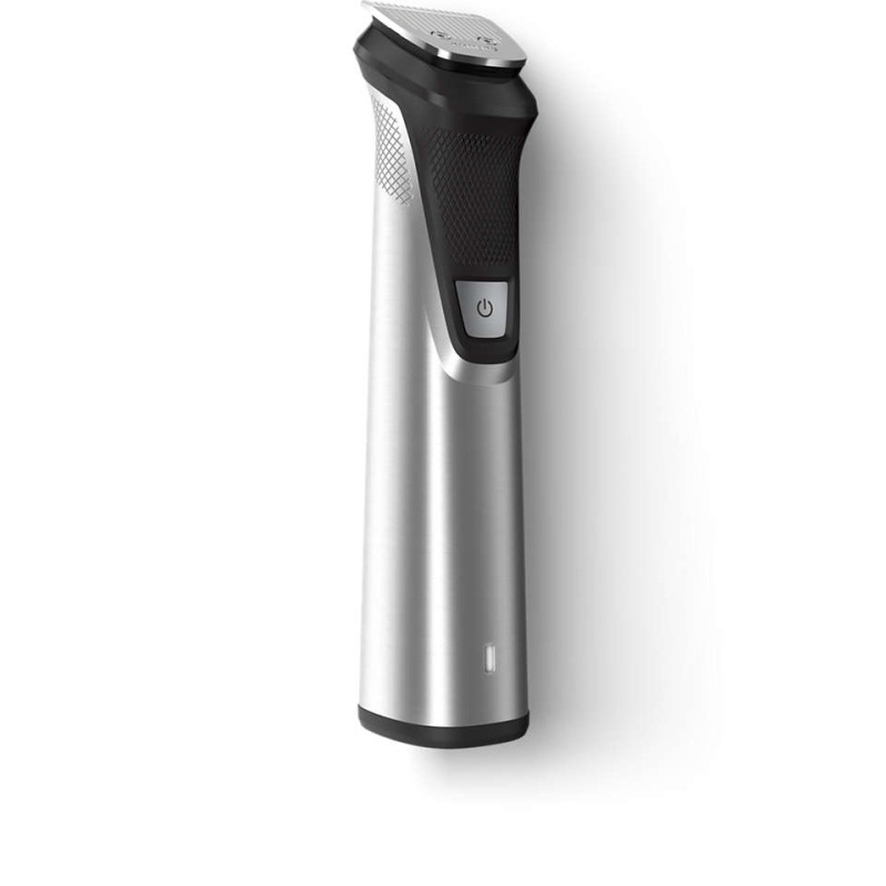 Тример для бороди Philips Multigroom series 7000 (MG7745/15), насадок в комплекті 14 шт, леза, що самозаточуються, довжина стрижки 3-7 мм, вологе очищення