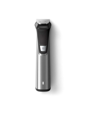 Тример для бороди Philips Multigroom series 7000 (MG7745/15), насадок в комплекті 14 шт, леза, що самозаточуються, довжина стрижки 3-7 мм, вологе очищення