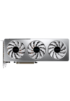 Відеокарта GeForce RTX 3060 Ti, Gigabyte, VISION OC (Limited Hash Rate), 8Gb GDDR6, 256-bit, 2xHDMI/2xDP, 1755/14000 MHz, 6-pin + 8-pin (GV-N306TVISION OC-8GD)