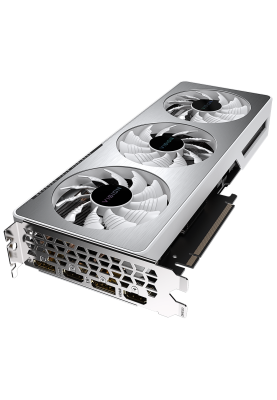 Відеокарта GeForce RTX 3060 Ti, Gigabyte, VISION OC (Limited Hash Rate), 8Gb GDDR6, 256-bit, 2xHDMI/2xDP, 1755/14000 MHz, 6-pin + 8-pin (GV-N306TVISION OC-8GD)