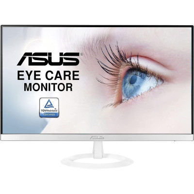 Монітор 23" Asus VZ239HE-W, White, LED, IPS, 1920x1080 (16:9), 5 мс, 75 Гц, 250 кд/м², 1000:1, 178°/178°, VGA/HDMI
