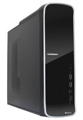 Корпус GameMax ST-610G Black, 300 Вт, Micro ATX / Mini ITX, 2xUSB 2.0, 1x80 мм