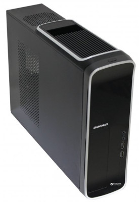 Корпус GameMax ST-610G Black, 300 Вт, Micro ATX / Mini ITX, 2xUSB 2.0, 1x80 мм