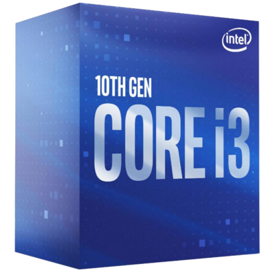 Процесор Intel Core i3 (LGA1200) i3-10105F, Box, 4x3.7 GHz (Turbo Boost 4.4 GHz), L3 6Mb, Comet Lake, 14 nm, TDP 65W (BX8070110105F)